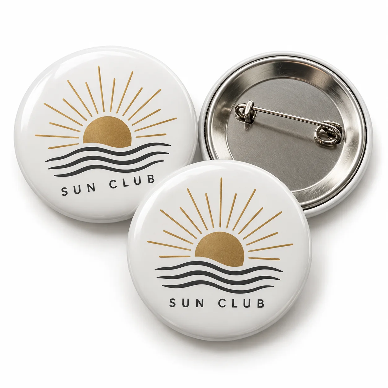 Button Badges — illustrative product sample