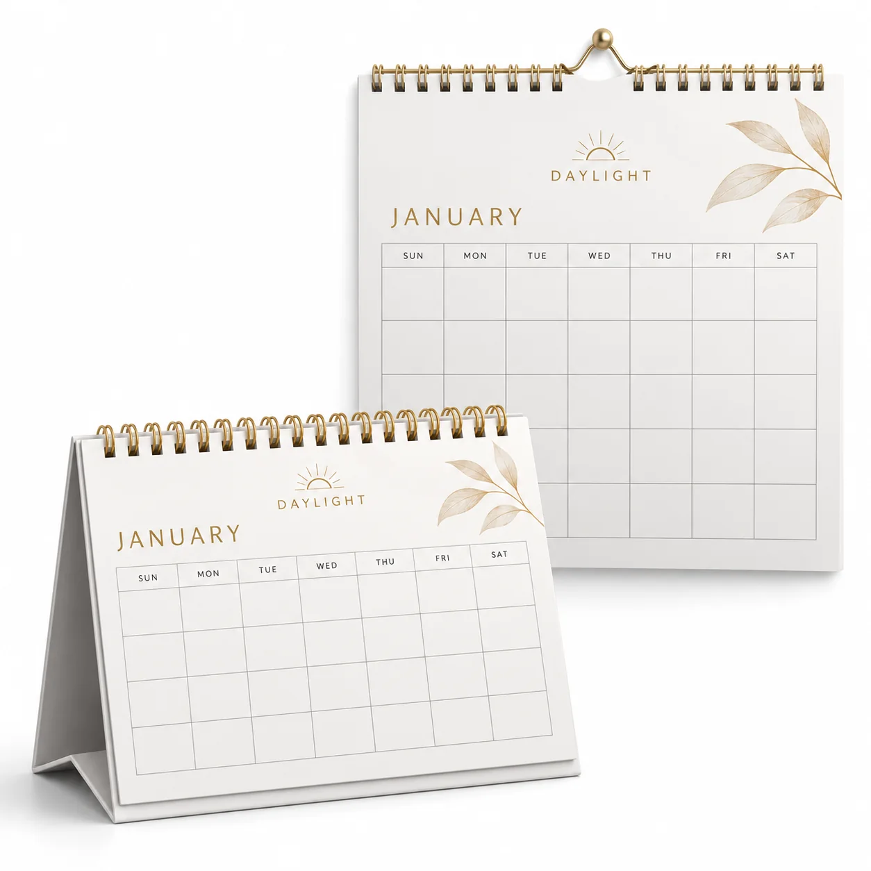 Calendars — illustrative product sample
