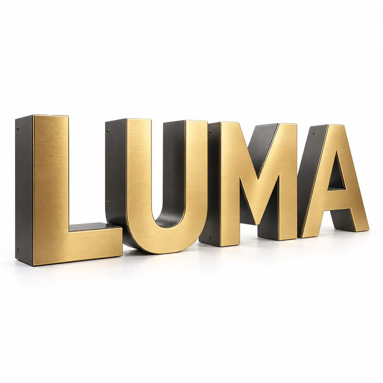 Emboss 3D Signage — illustrative product sample