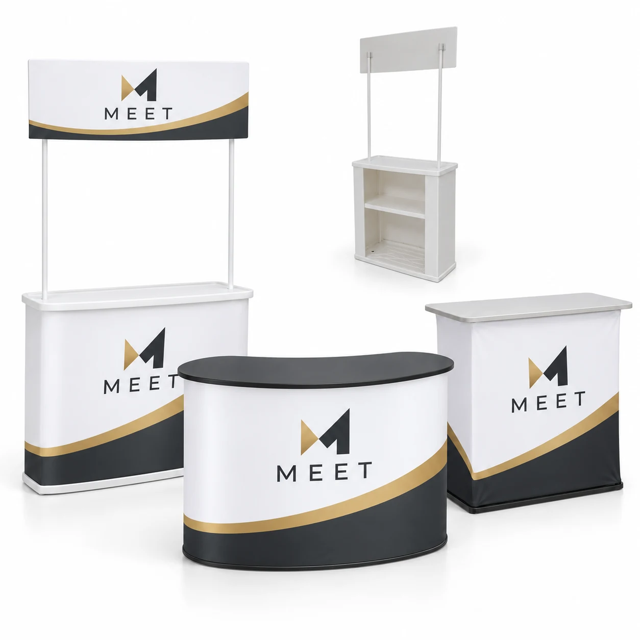 Promotion Counters & Tables — illustrative product sample