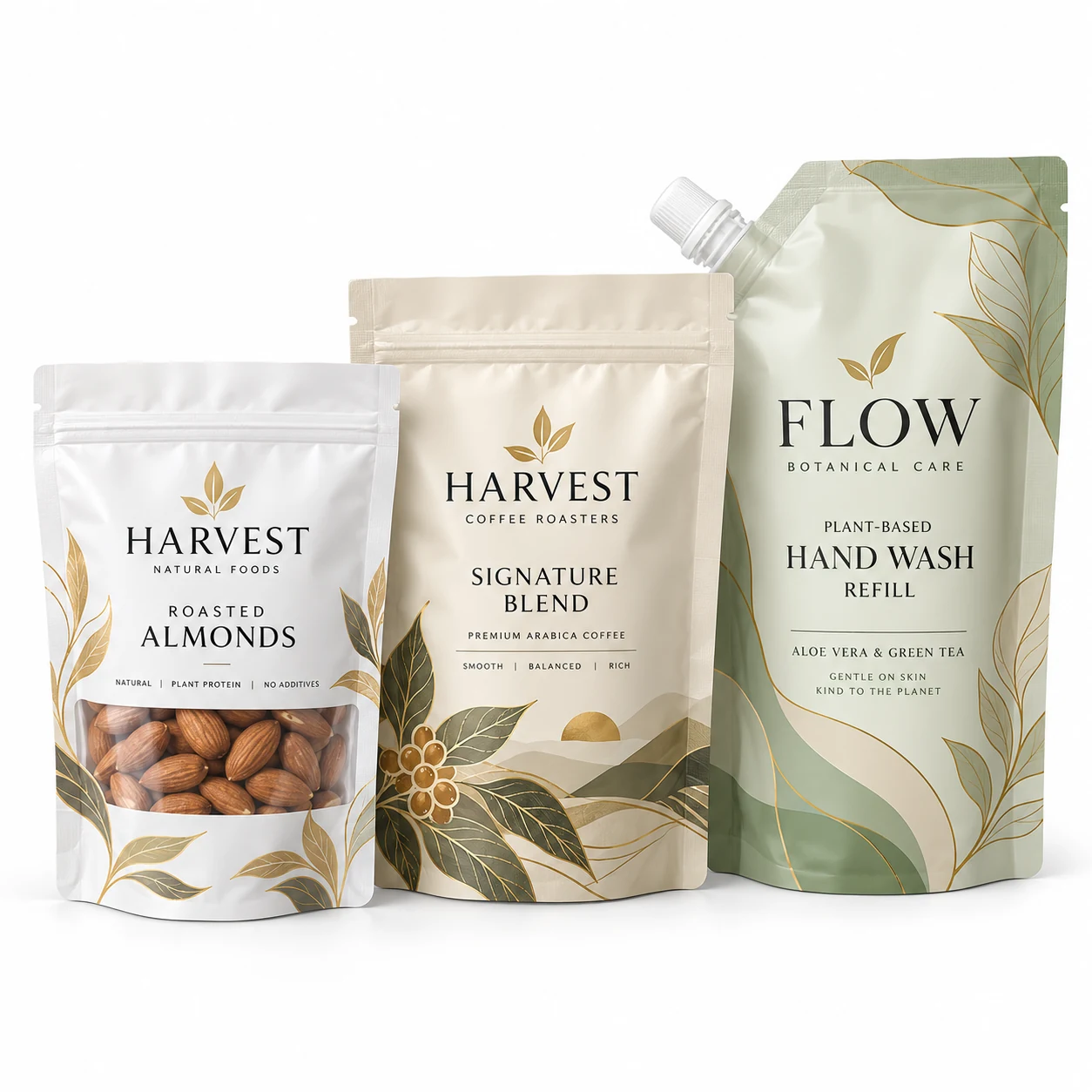 Standing Pouches — illustrative product sample